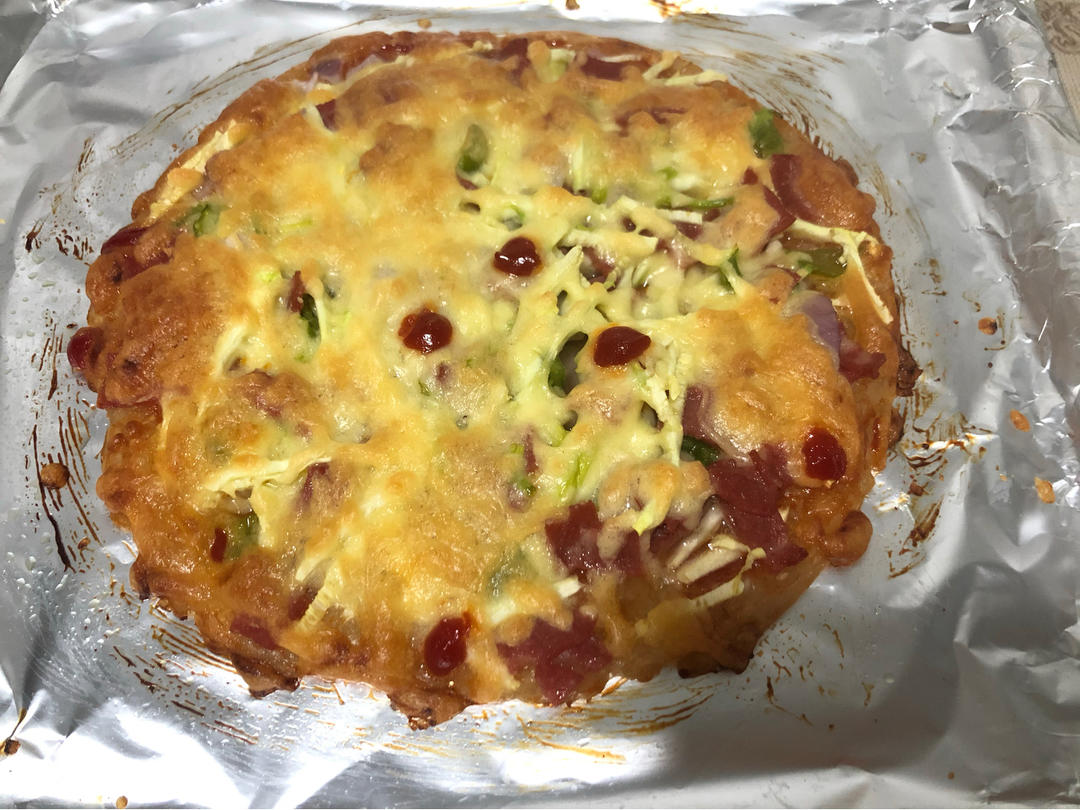 超快手！手抓饼披萨
