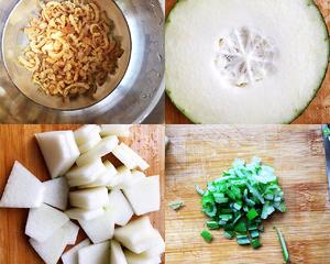 海米烧冬瓜新手菜超级简单好吃的做法 步骤1
