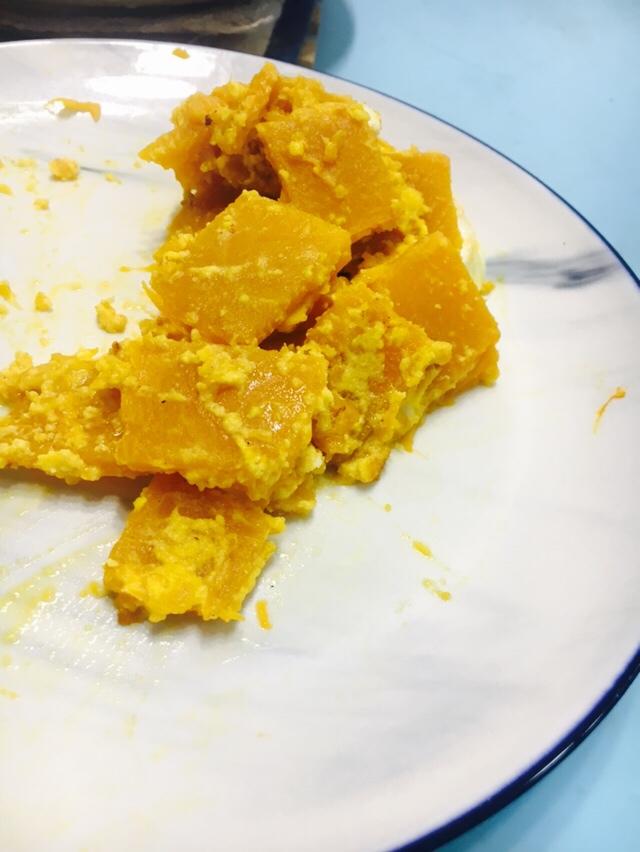 自制咸蛋黄南瓜的做法