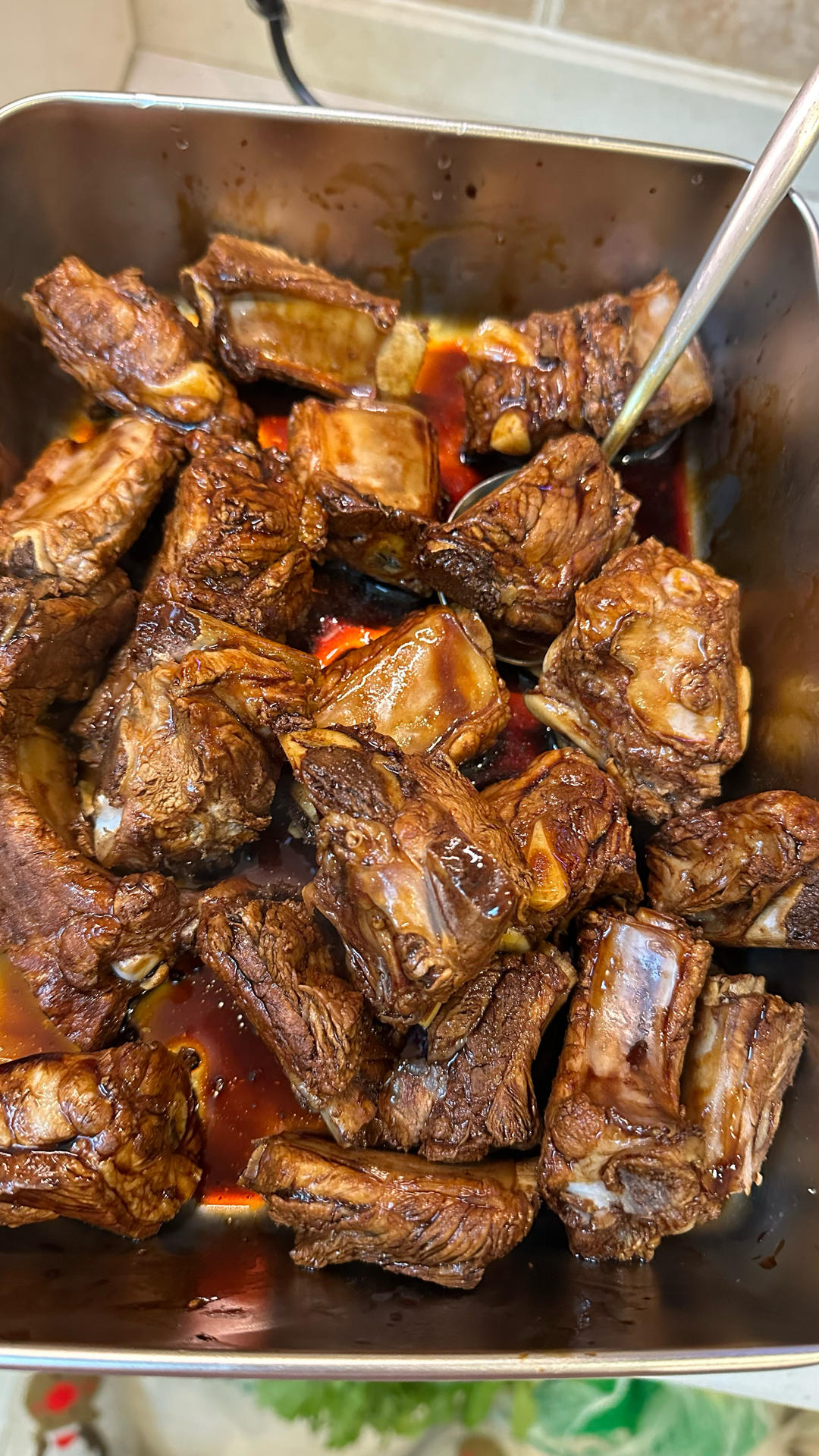 排骨菜飯（快手美食）的做法 步驟7