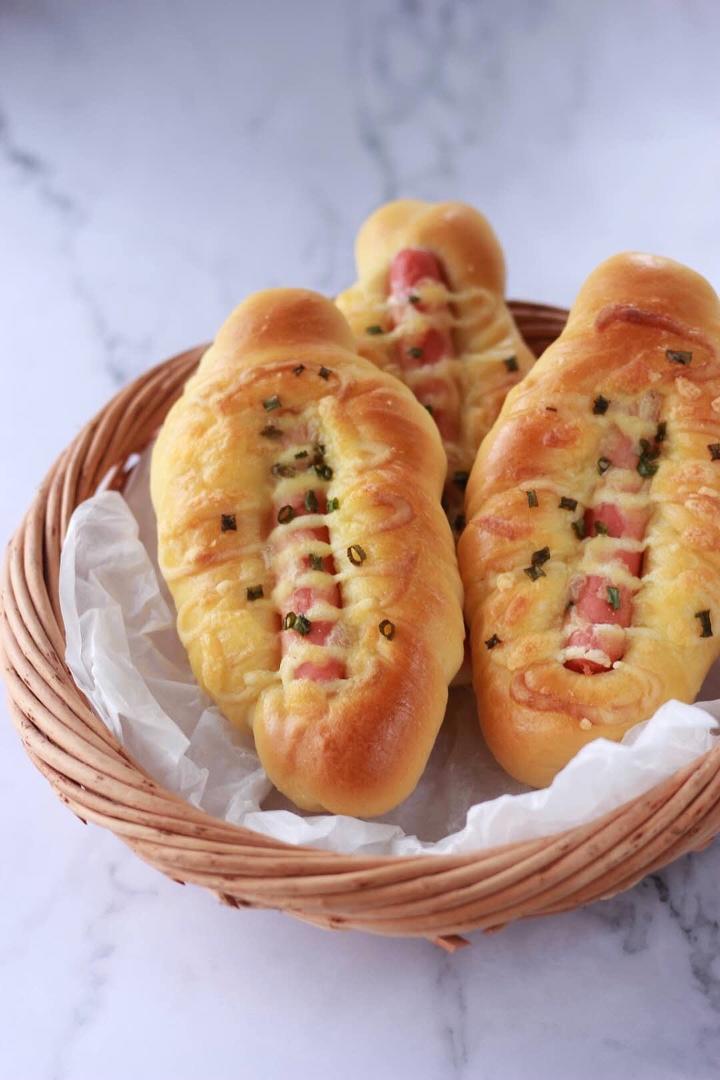 miss图做的花样热狗面包