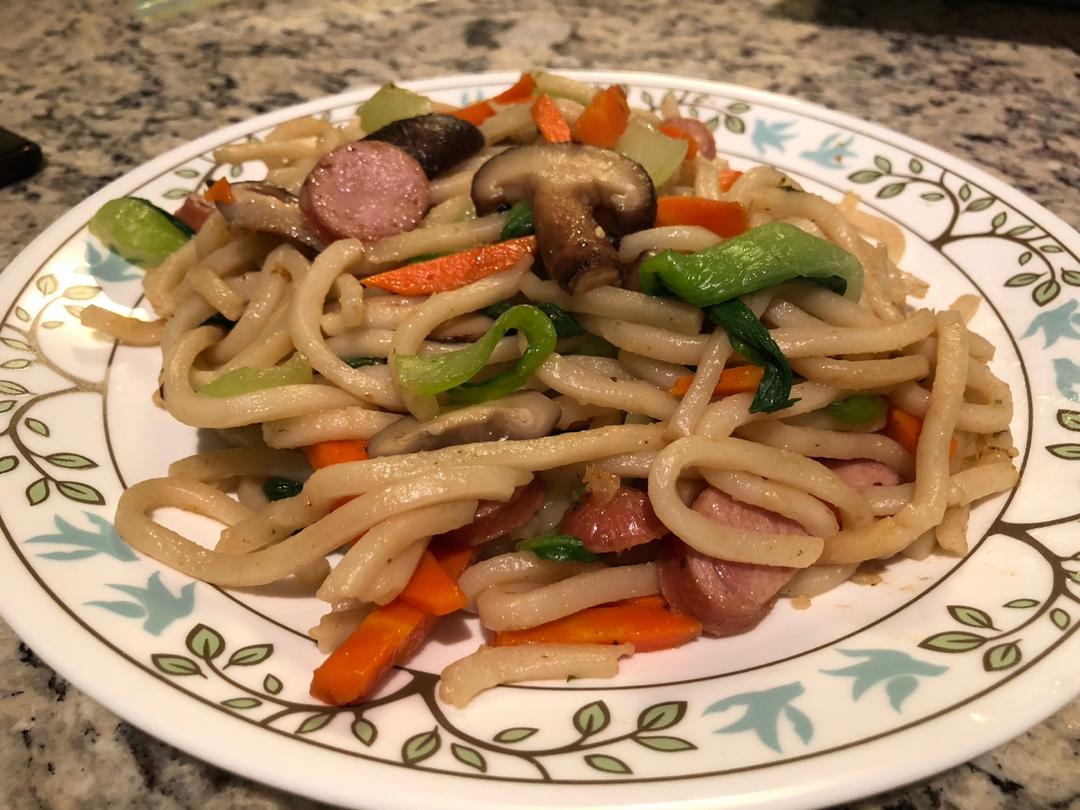 快手炒乌冬
