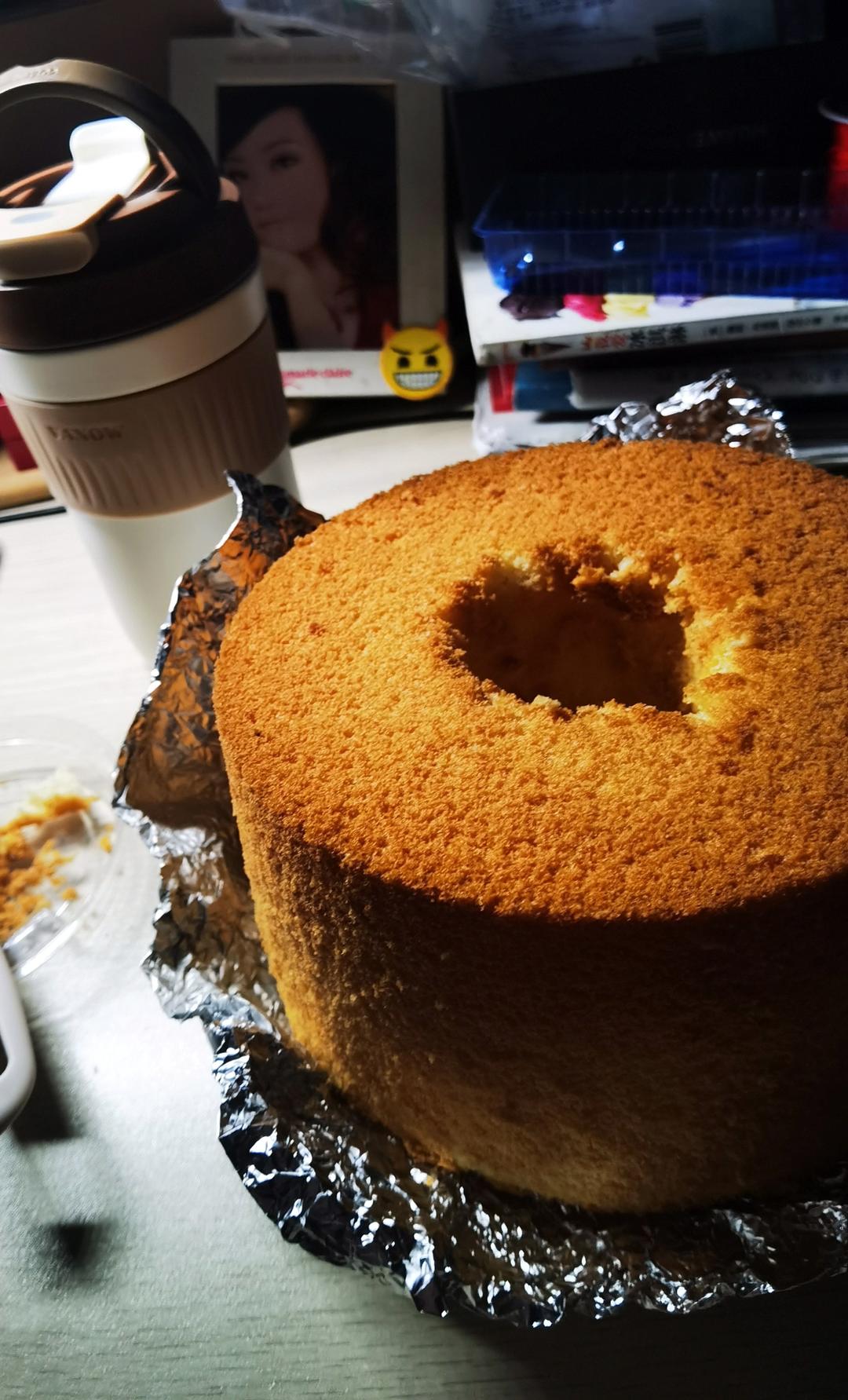 橘子汁戚风蛋糕