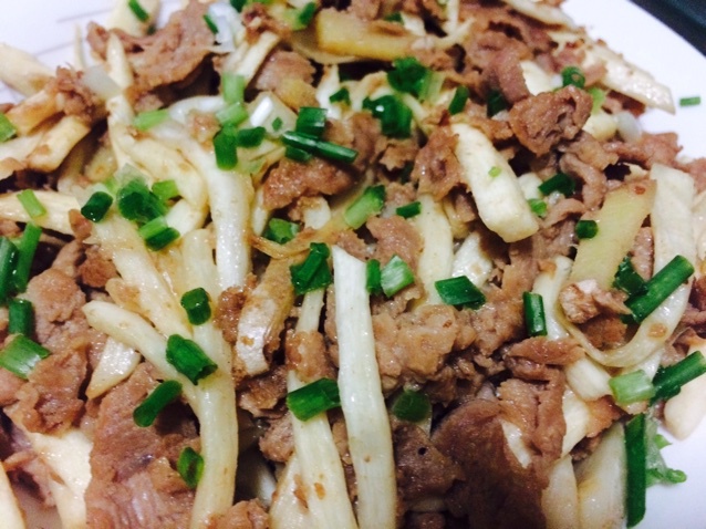 茭白肉丝