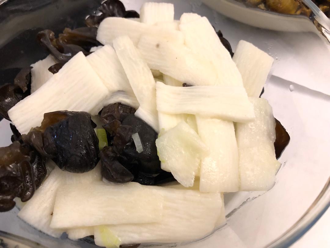 清炒山药木耳