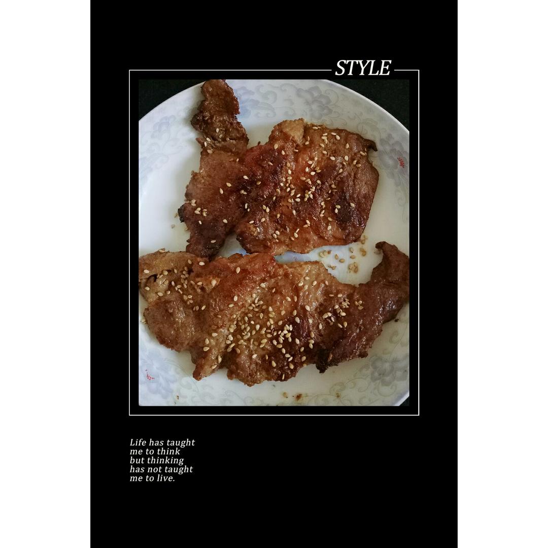 超简单煎猪排