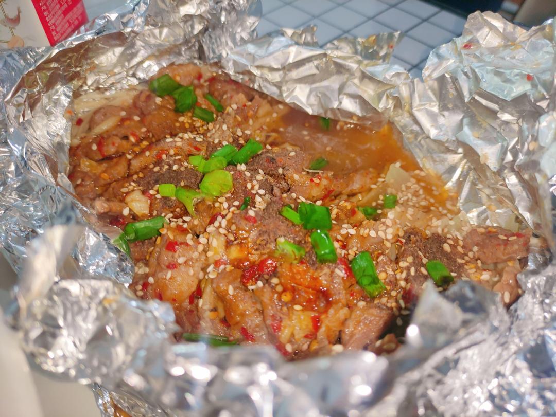 锡纸牛肉的做法