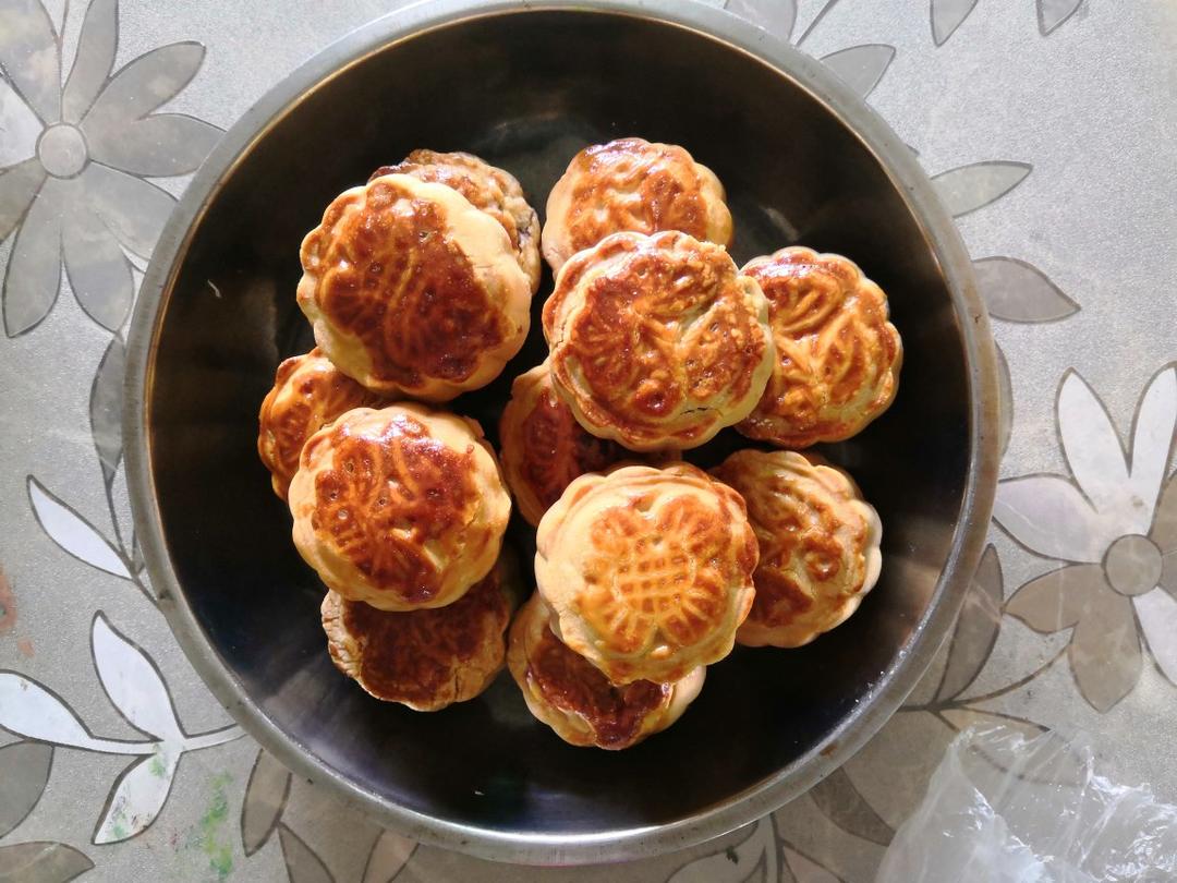 豆沙月饼（一天回油）