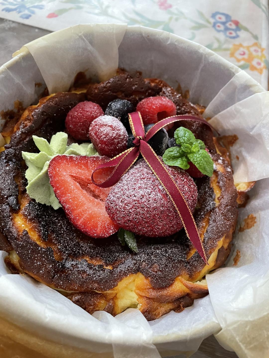 巴斯克蛋糕的做法