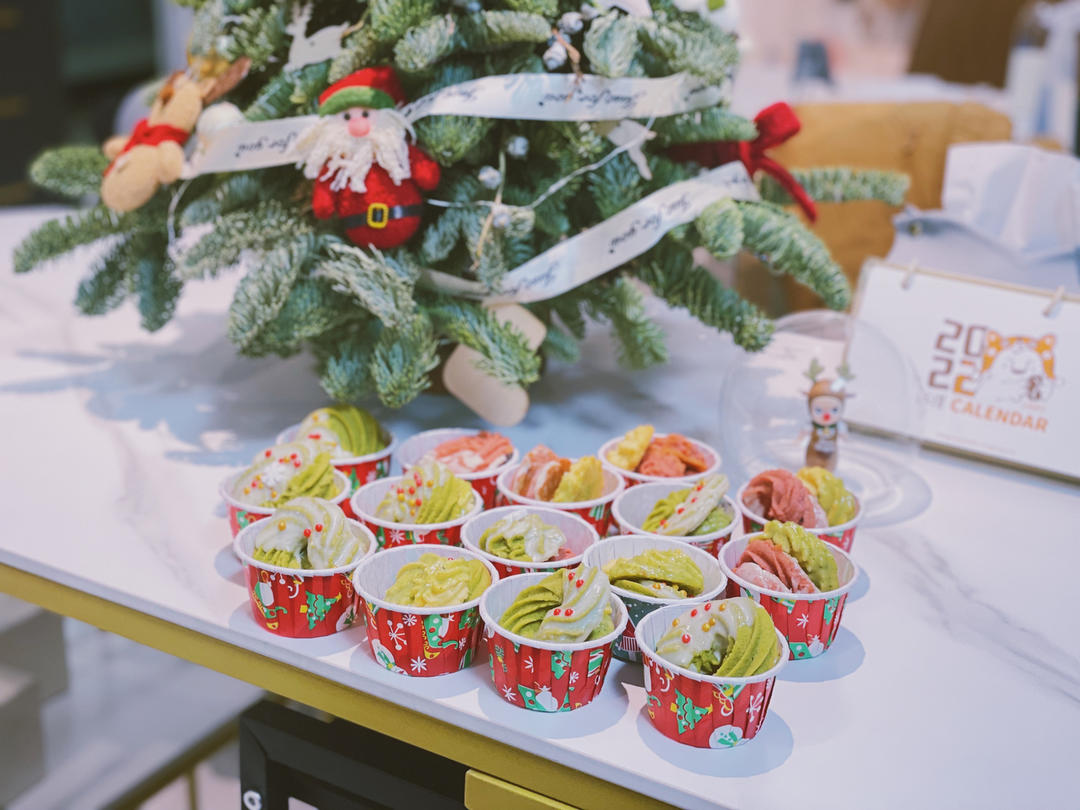 【圣诞】花环小曲奇 Christmas Wreath