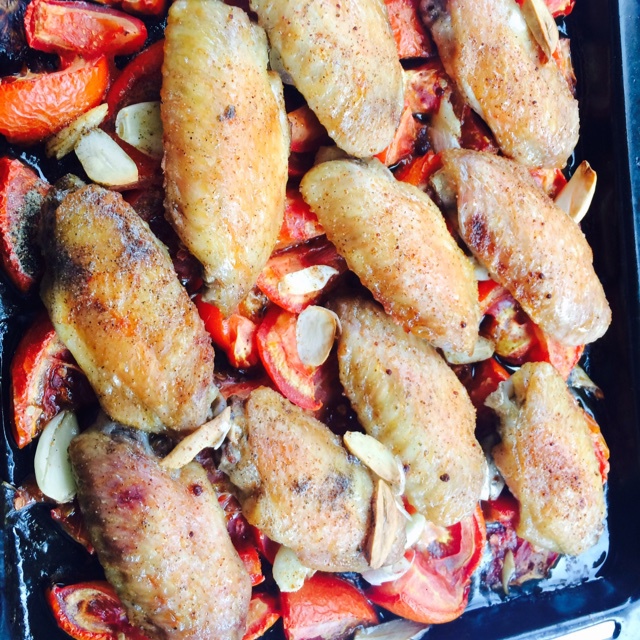 番茄大蒜香草烤鸡腿（庄祖宜）