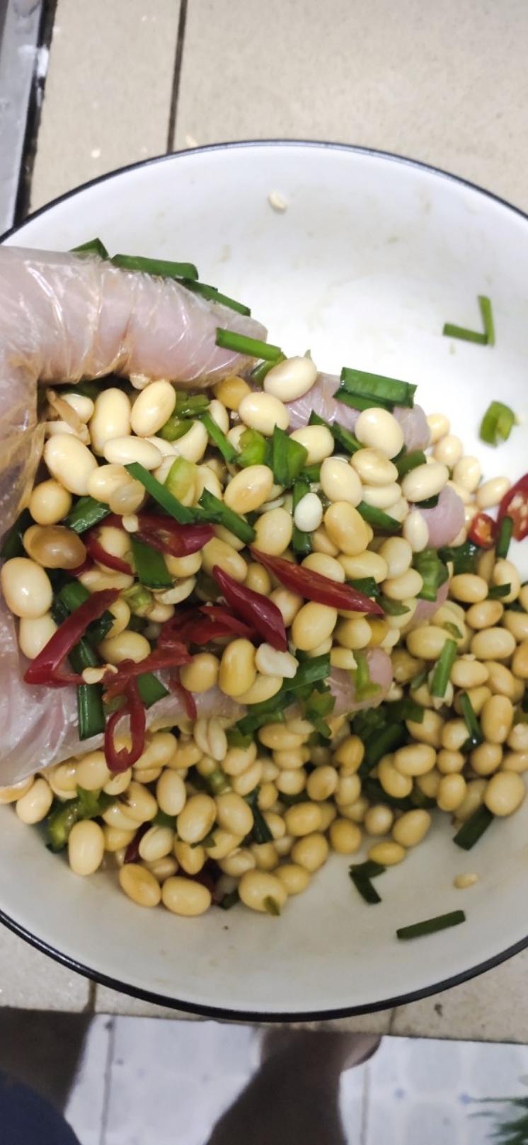 开胃小凉菜-凉拌黄豆