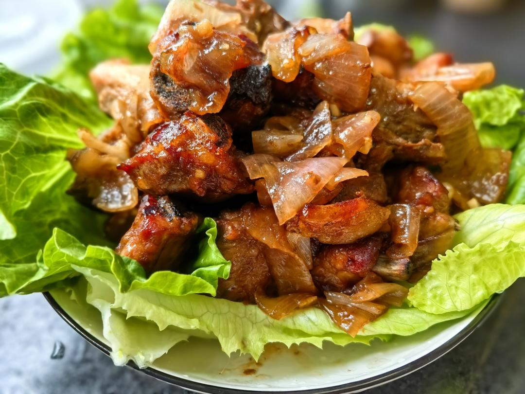 苹果烤猪排，一道适合露一手的年夜饭烤菜