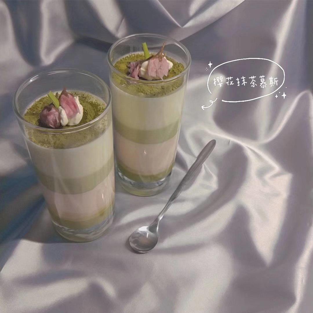 樱花抹茶慕斯