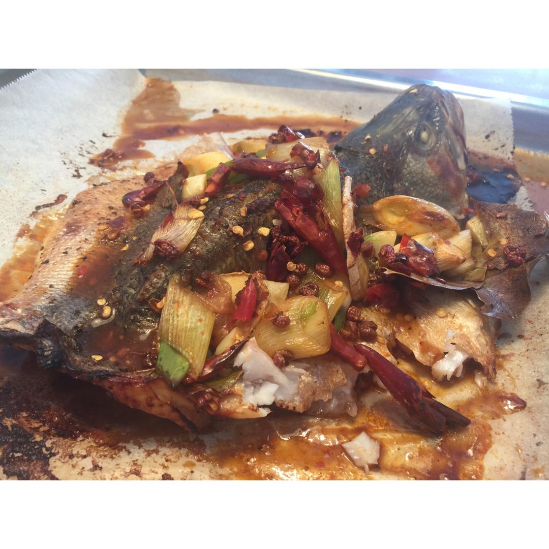 烤箱烤鱼