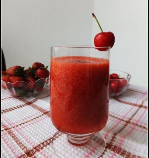 草莓樱桃汁