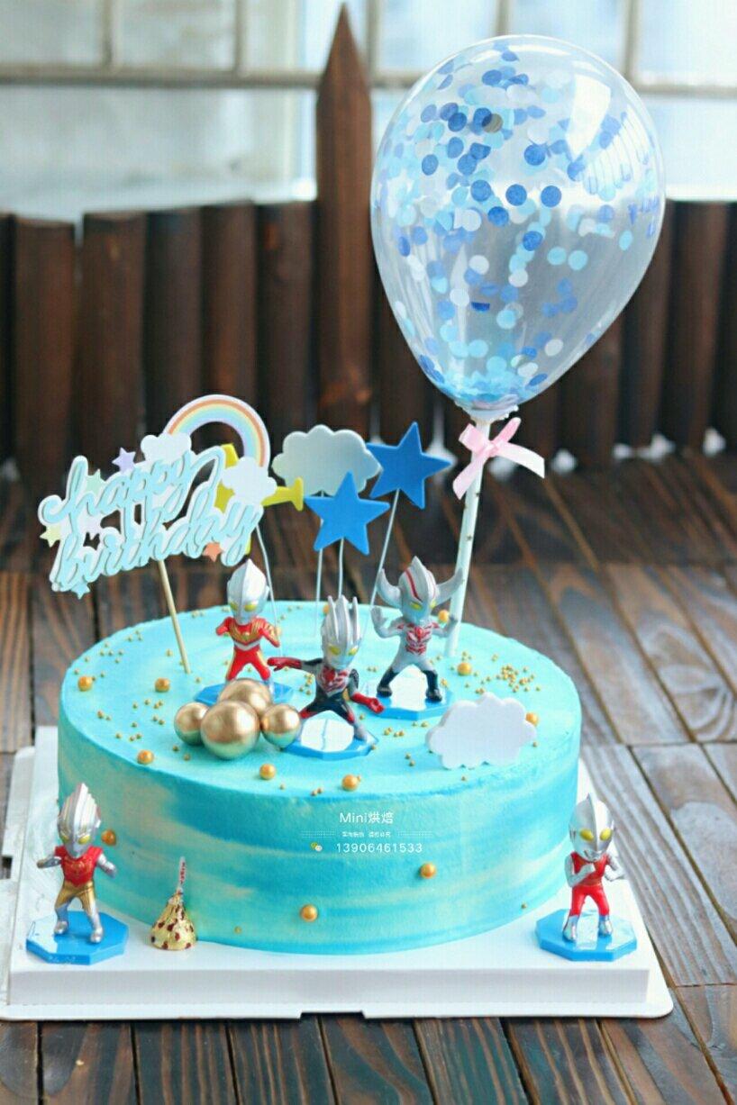 奥特曼生日蛋糕