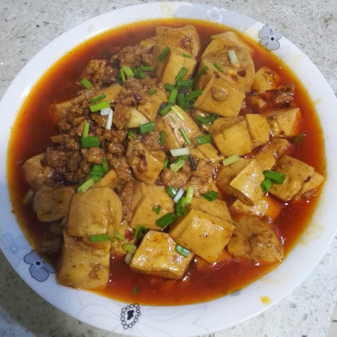 家常红烧肉末豆腐