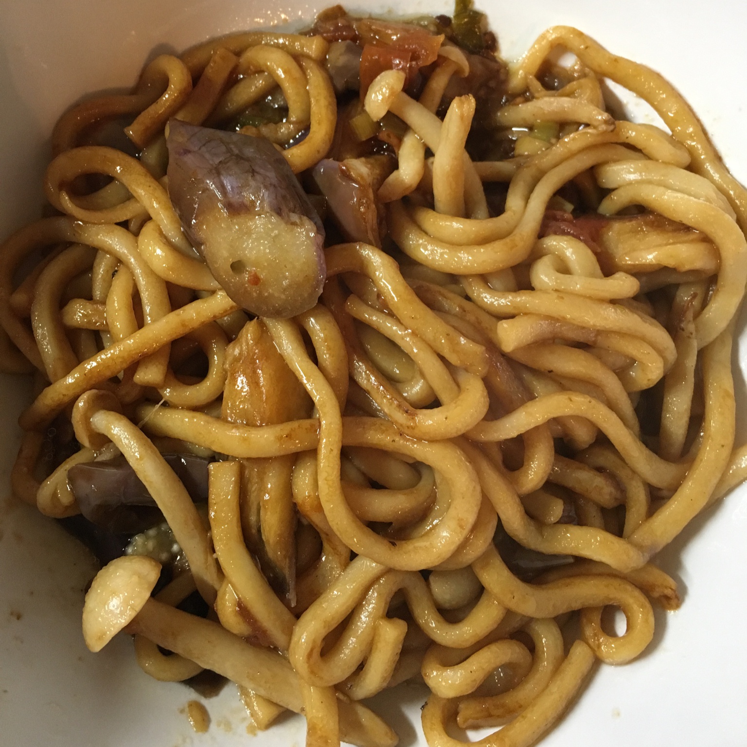 茄子焖面