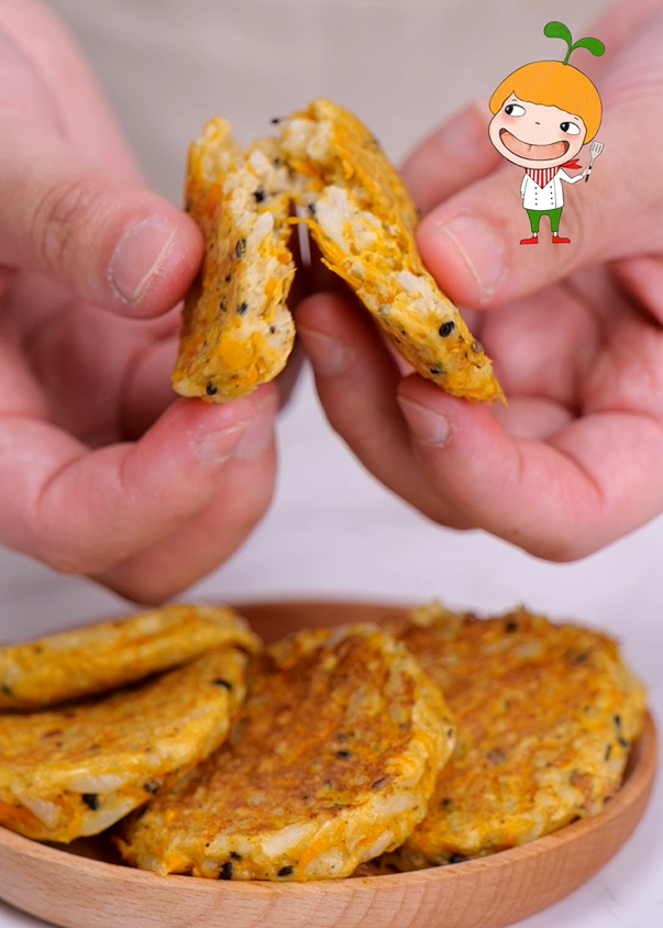 12月+宝宝辅食：南瓜燕麦米饼的做法