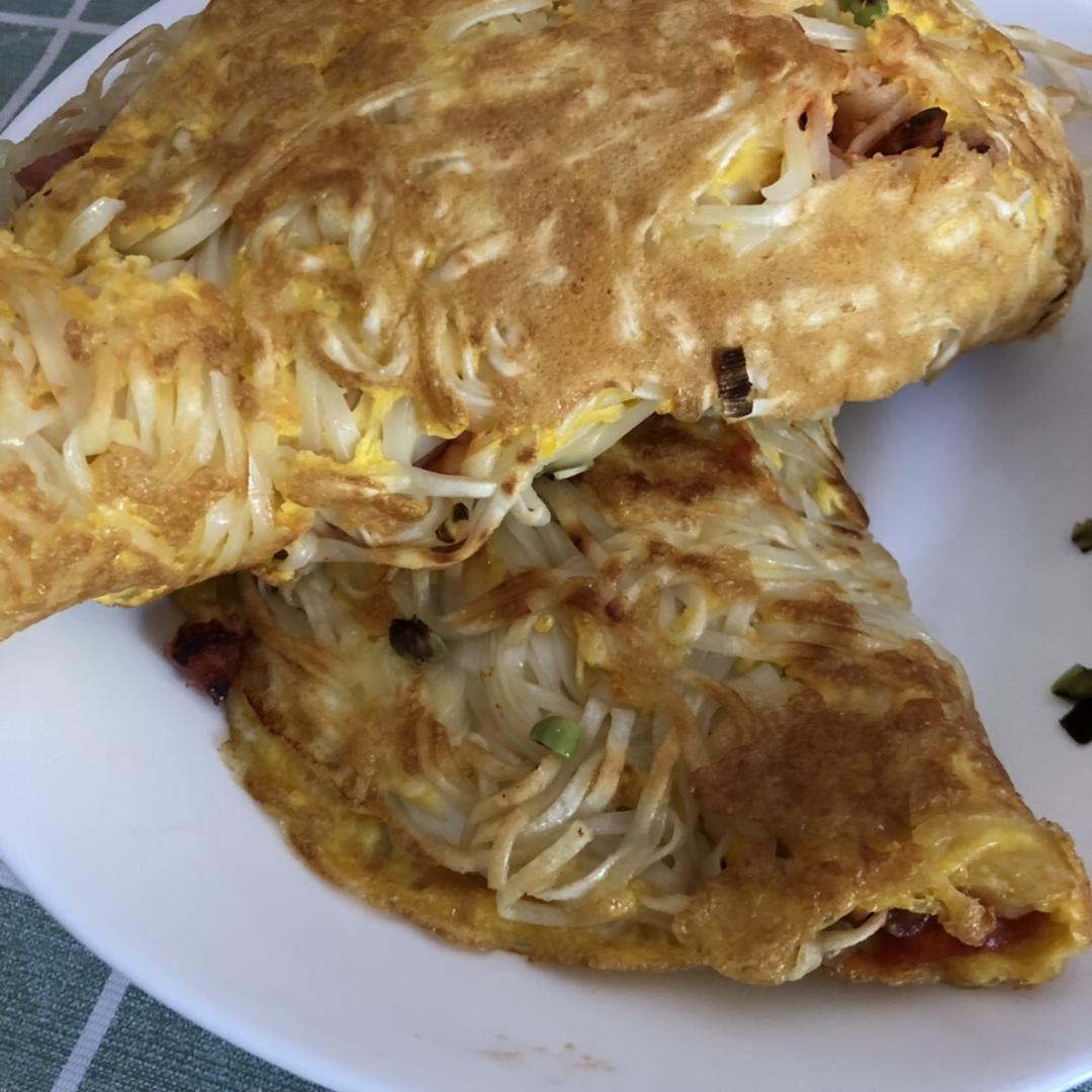 懒人版煎饼果子：挂面煎饼的做法