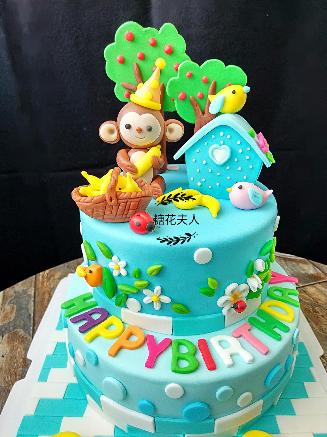 1人做过这道菜糖花夫人为喜欢我蛋糕的猴宝宝生日礼物,每一款都要