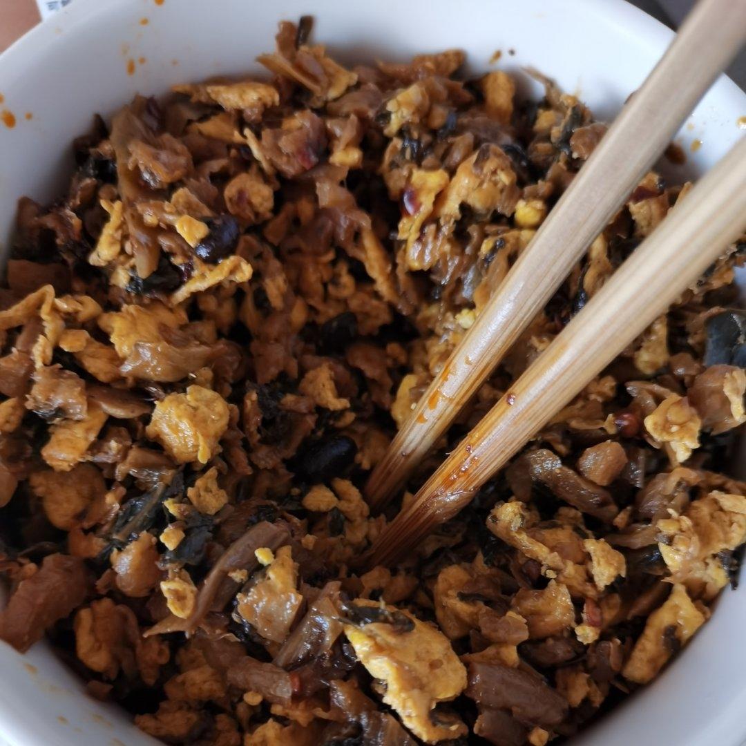 鸡蛋炒外婆菜(下饭菜)