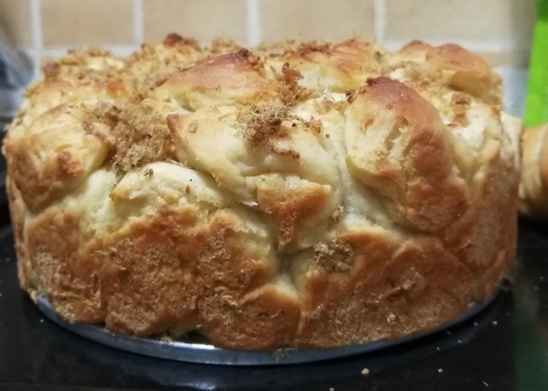 肉松手撕面包—超软会爆浆的面包哟