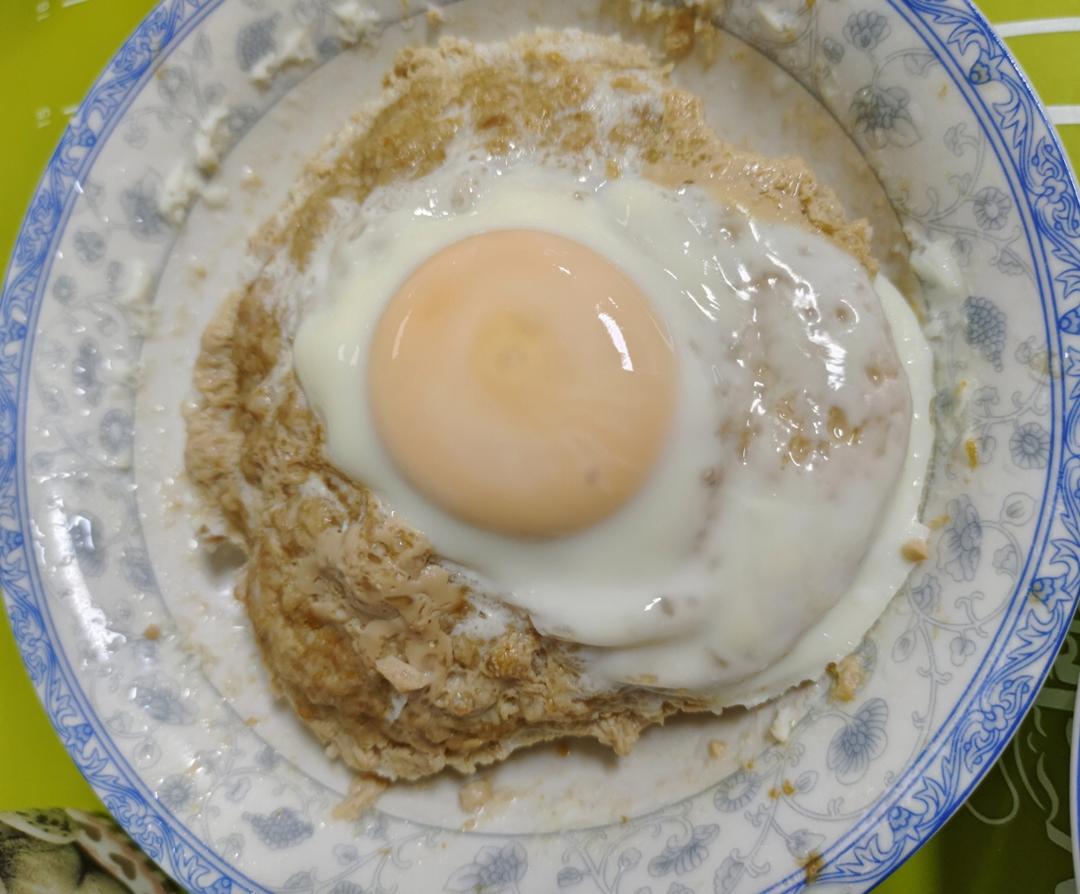 简单又好吃的肉饼蒸蛋