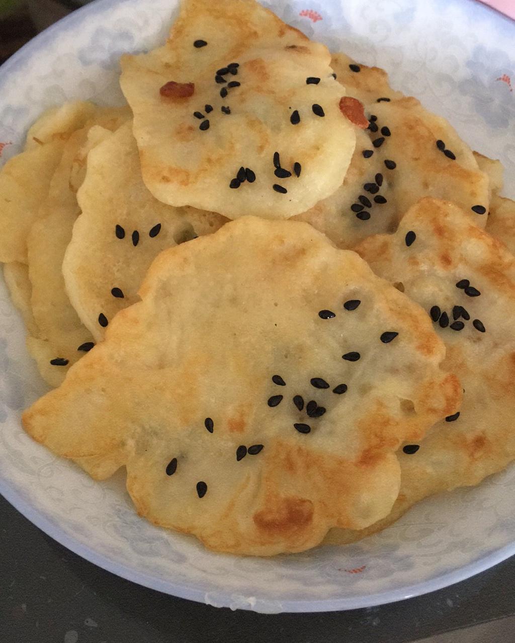 宝宝辅食：苹果奶香小饼