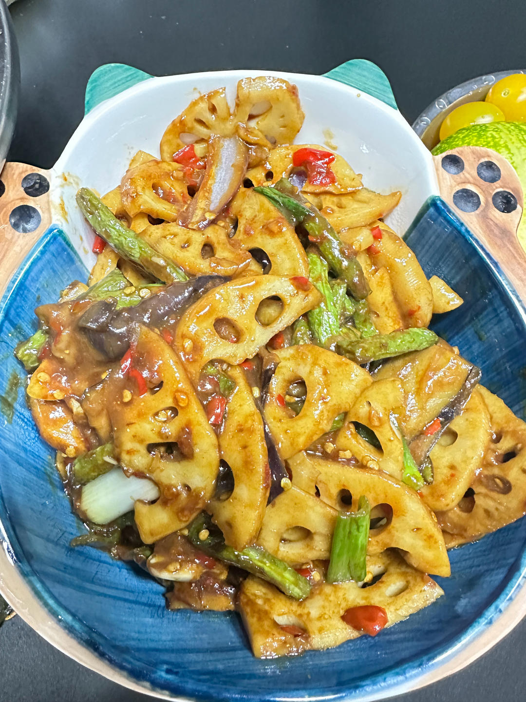 爱上茄子豆角藕