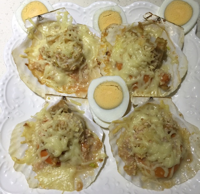 蒜蓉芝士焗扇贝
