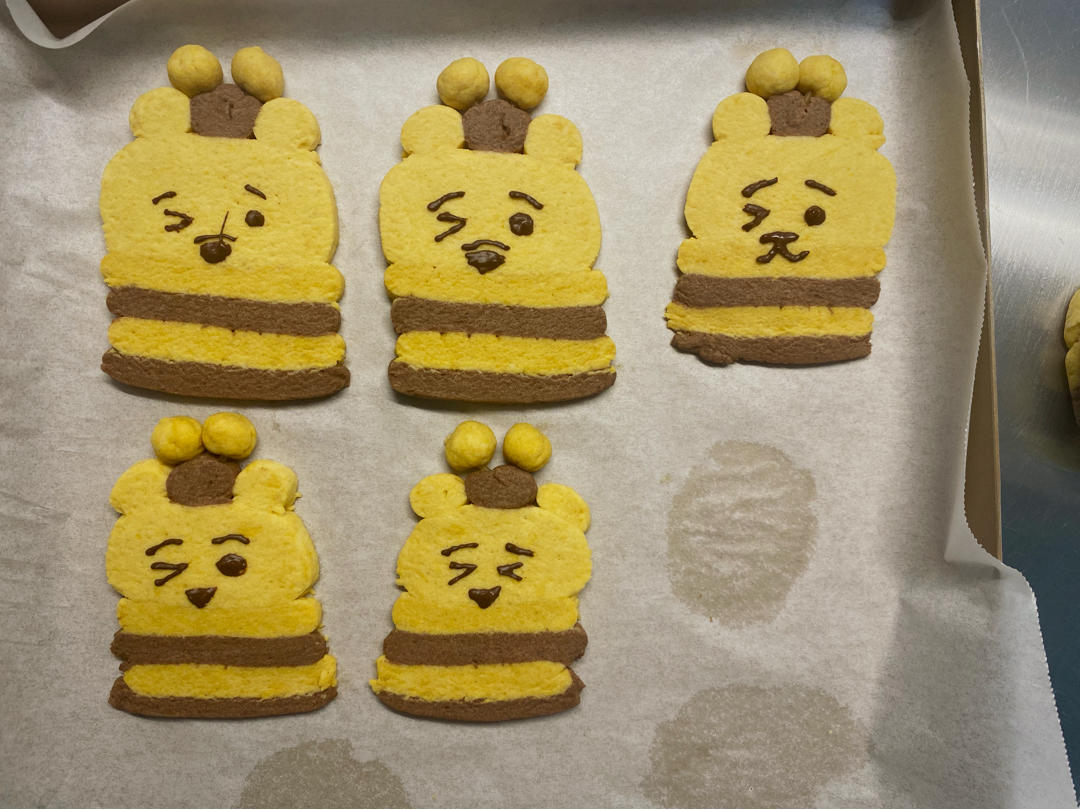 神奇卡通切片饼干㊙️无需模具轻松做~