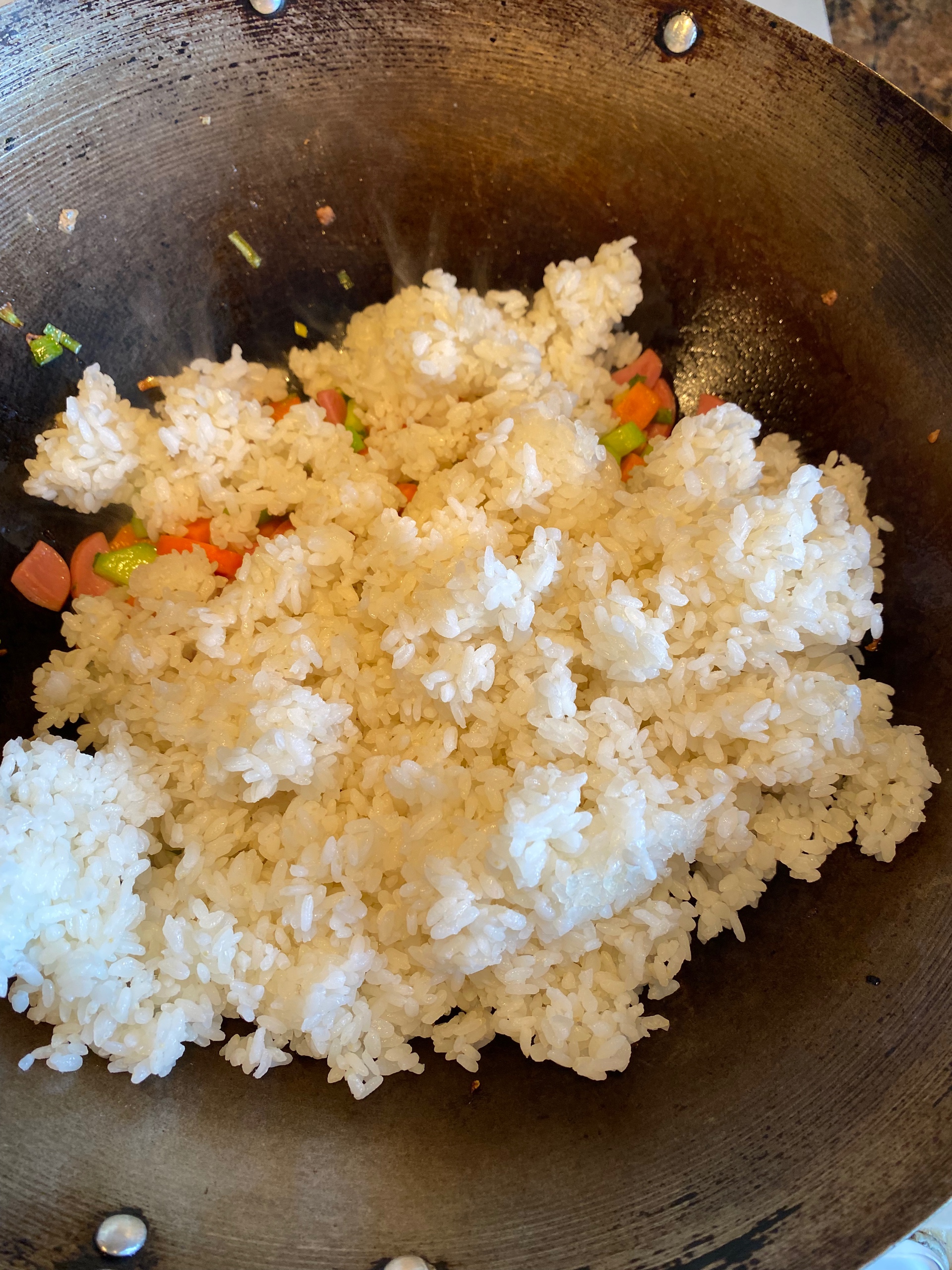 蛋炒饭-蒸鱼豉油特别版的做法 步骤5