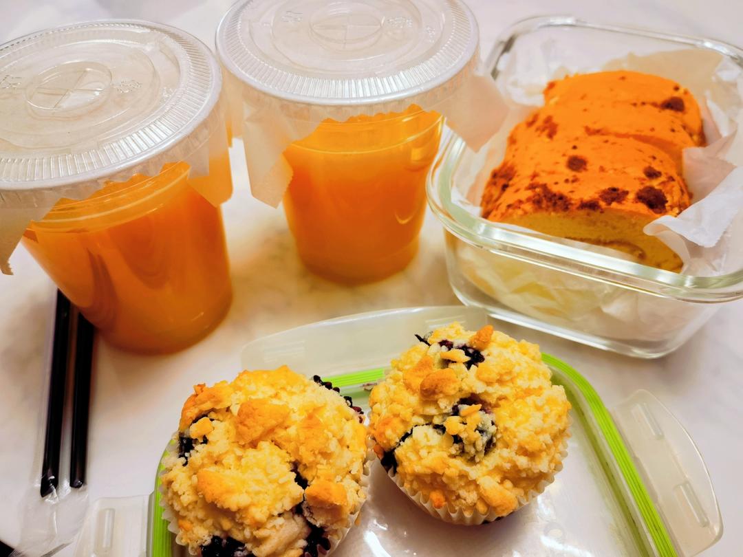 爆浆蓝莓麦芬 | PH大师的金宝酥粒顶