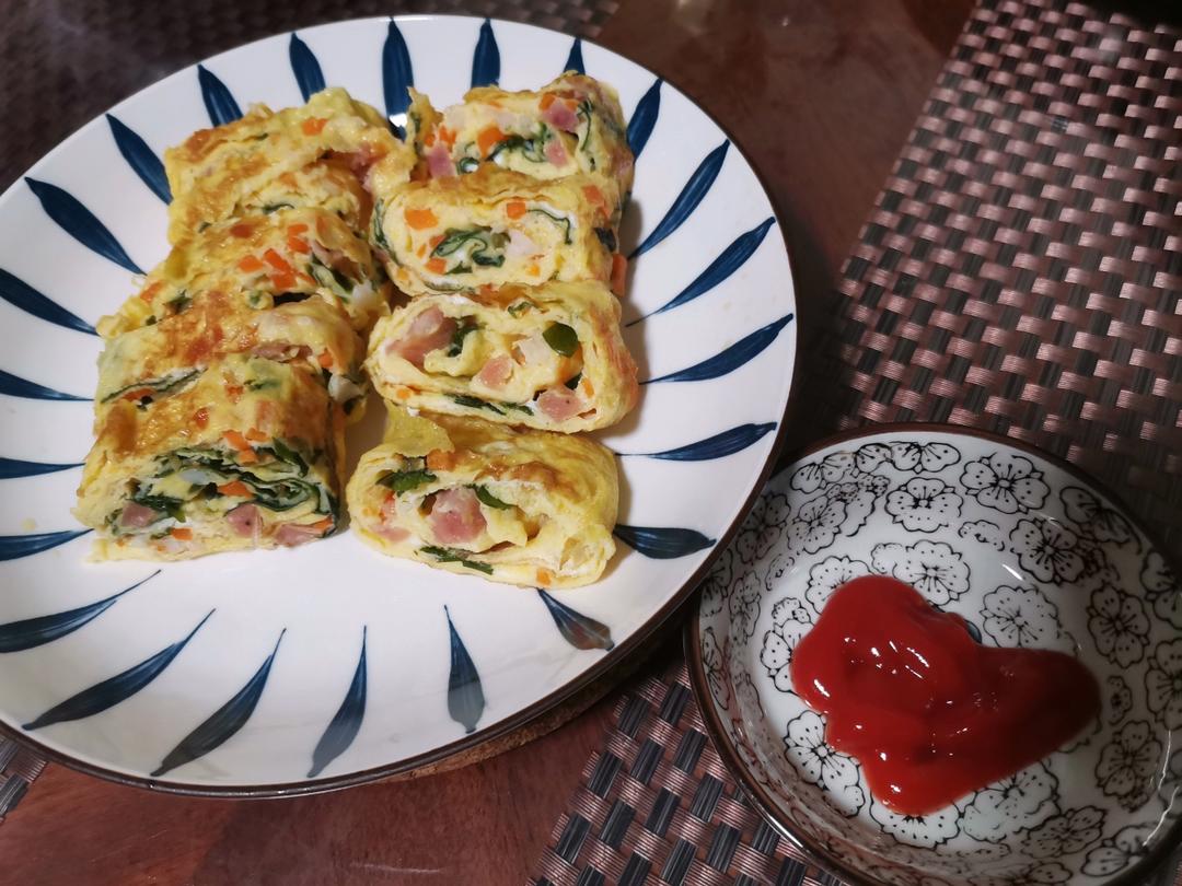 裙带菜厚蛋烧【宝宝辅食】