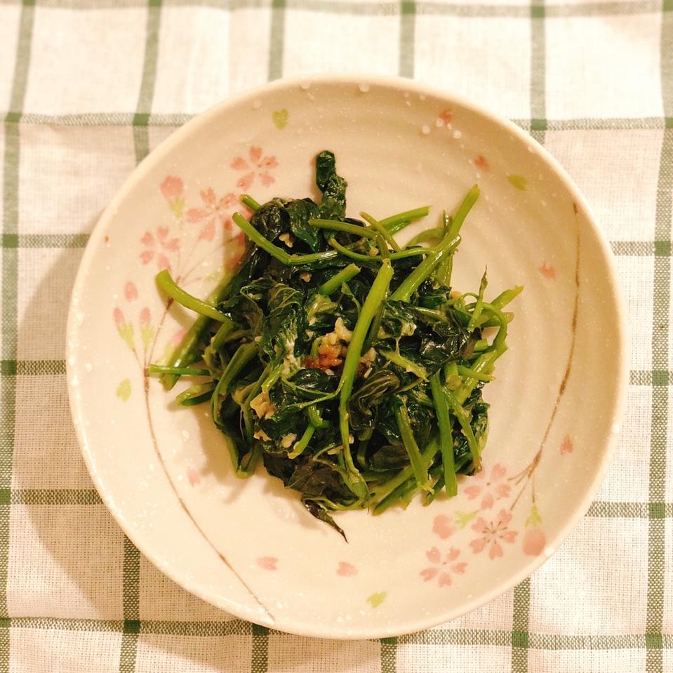 腐乳炒番薯叶