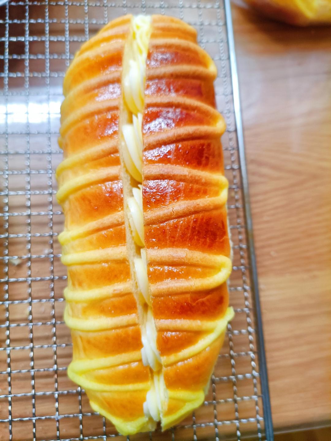 毛毛虫面包｜经典还原小时候最爱的奶油面包