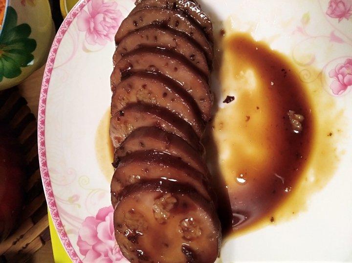 红枣糯米藕