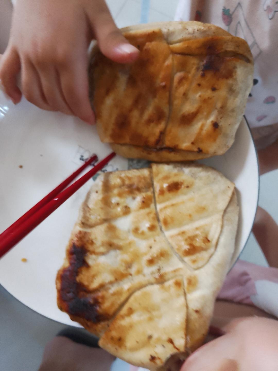 葱香牛肉千层饼