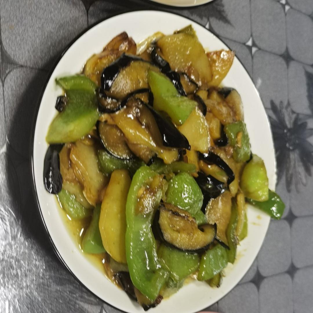 不油炸的少油地三鲜，好吃不油腻！家常版