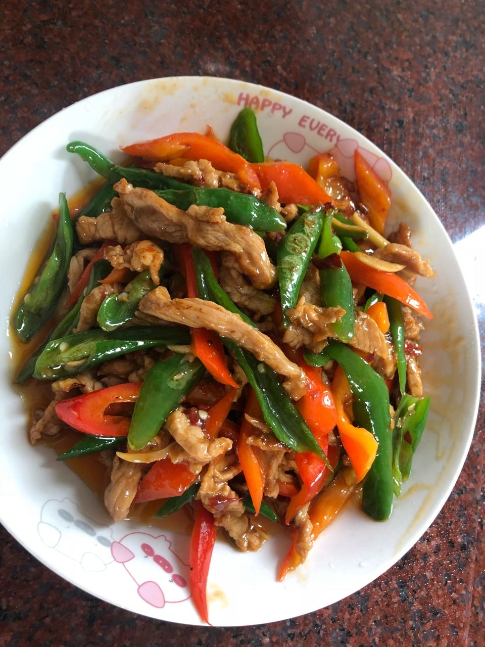 小炒肉丝