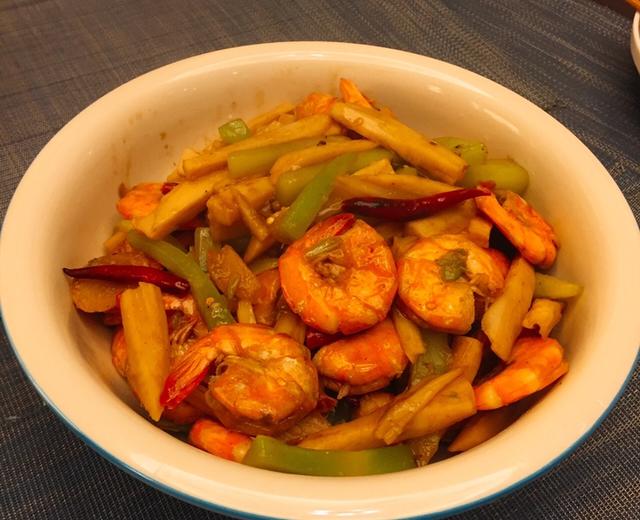 老妈的麻辣大虾🍤的做法