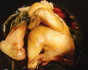 肉超嫩的姜葱豉油鸡的做法 步骤5
