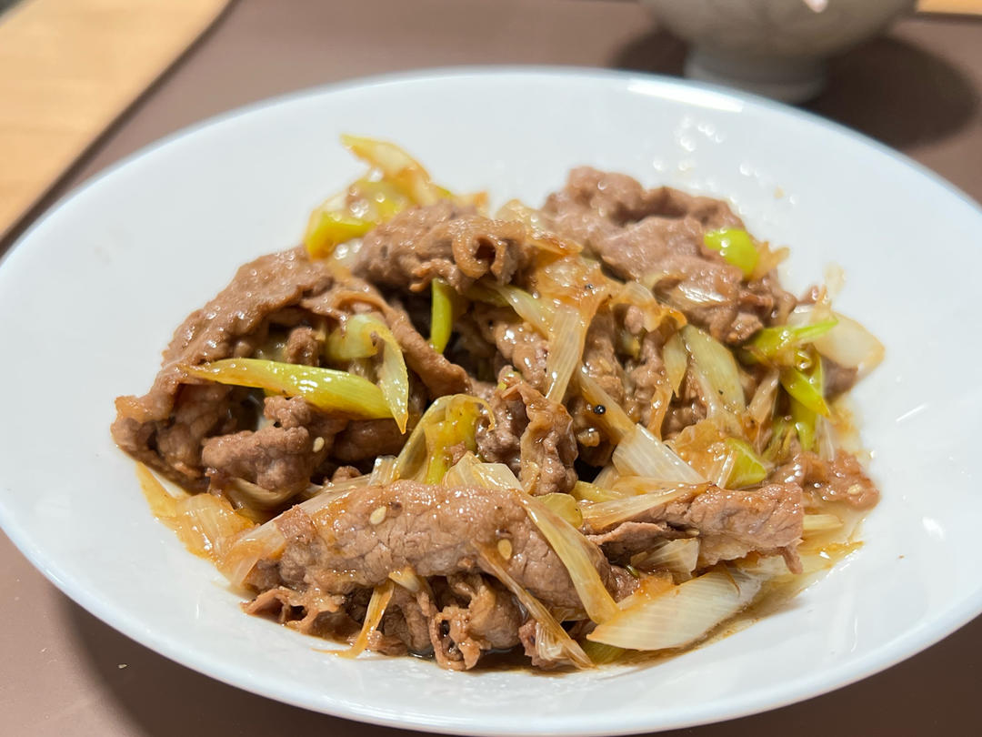 葱爆肥牛