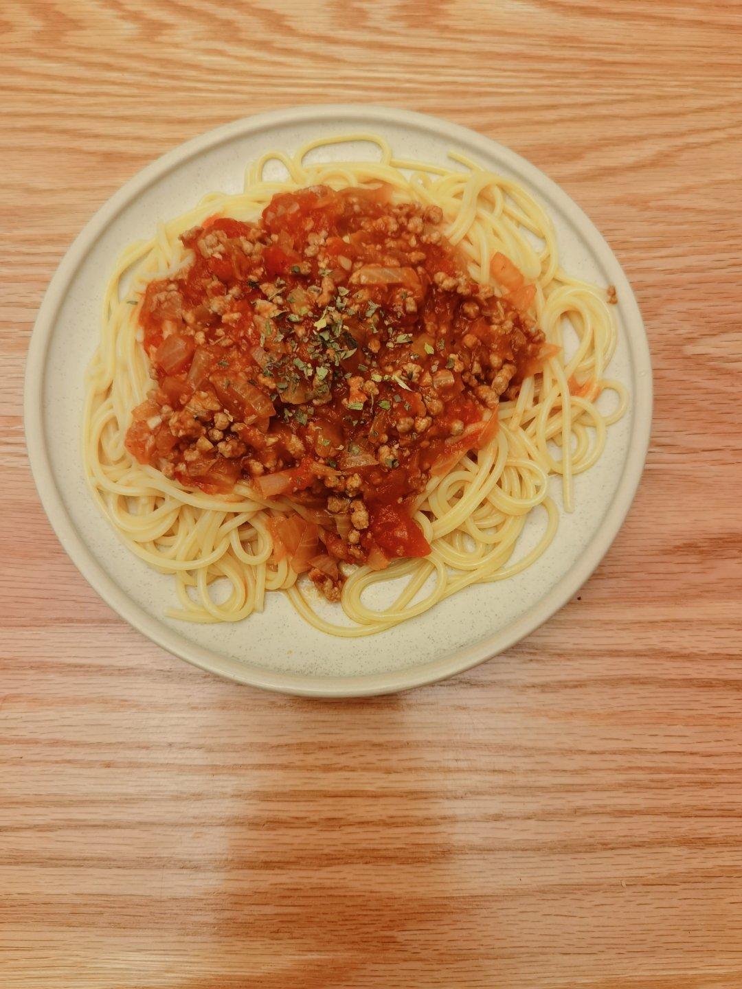 番茄肉酱意大利面-家常版