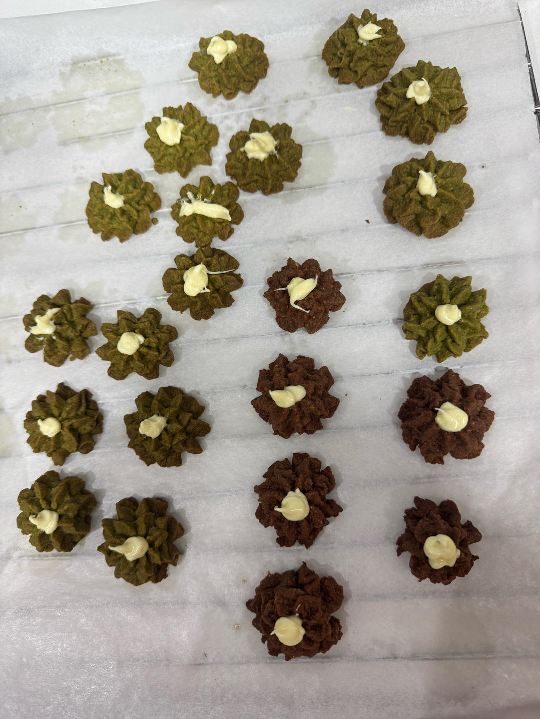 零失败花纹超级立体的黄油曲奇