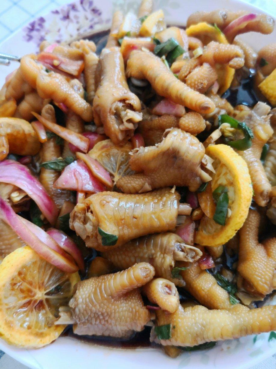 柠檬凤爪--夏日清新菜