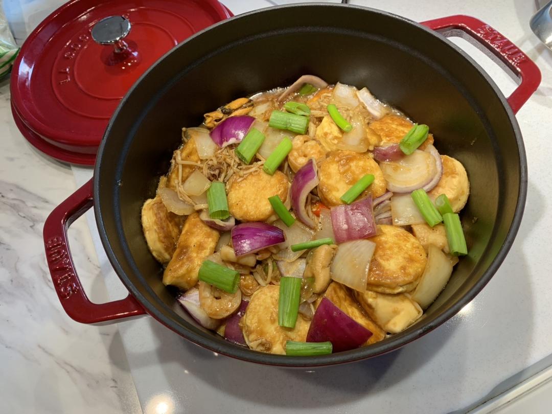 家常铁板日本豆腐