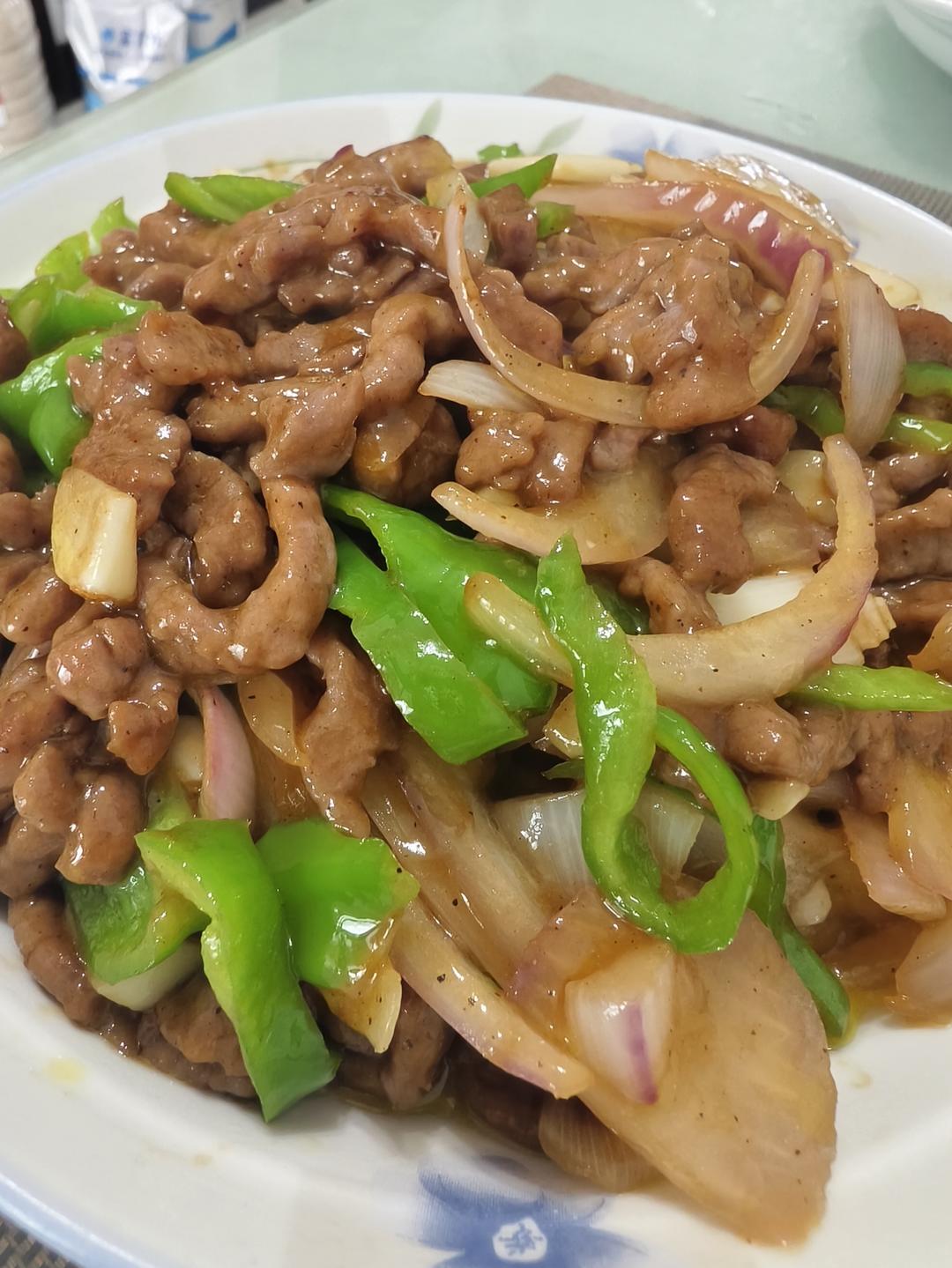 青椒牛肉丝